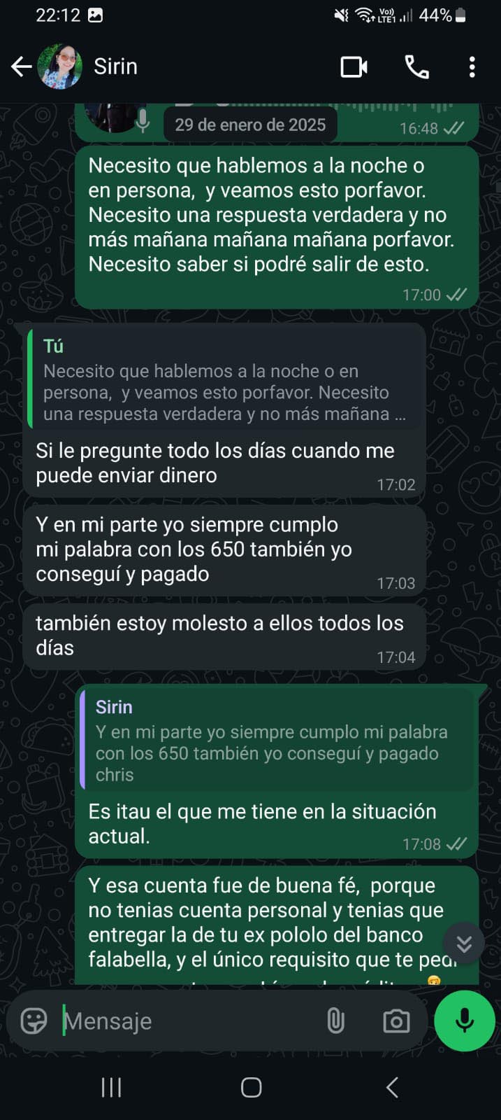 Evidencia WhatsApp 1
